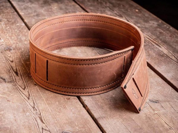 Brown belt pad for Akribis Leather Tool Belt